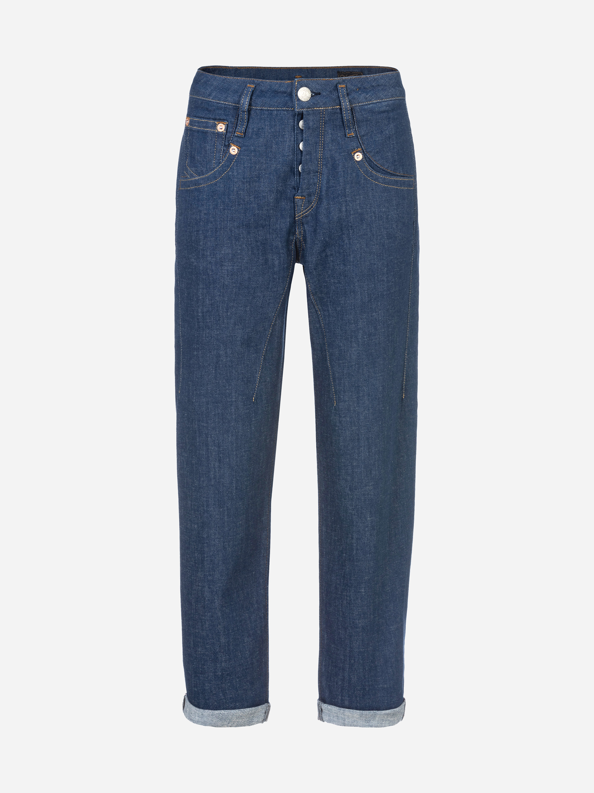 Modell Shyra Tap Jeans mit recycelter Baumwolle