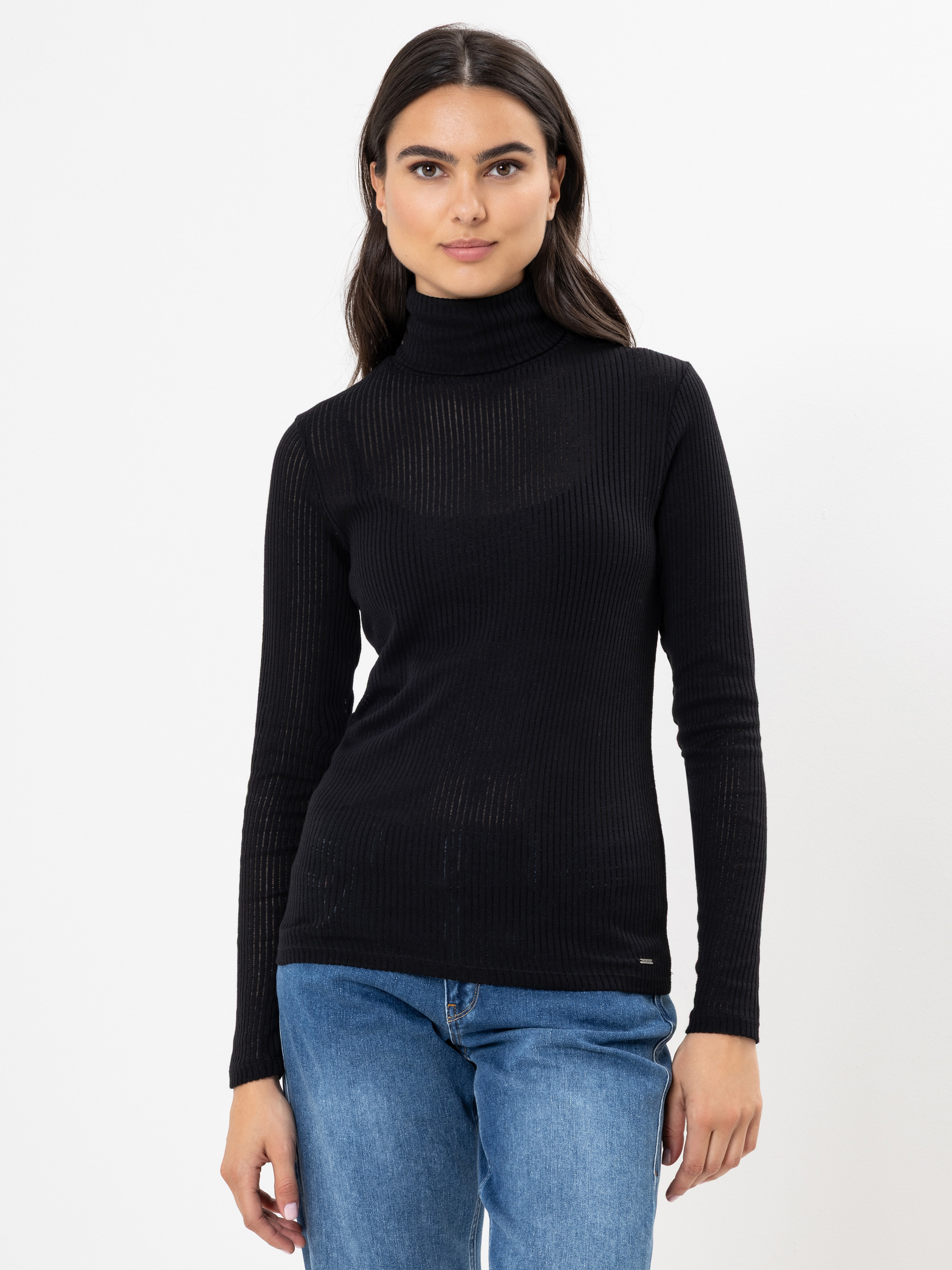 Modell Tinsley Rollkragenshirt